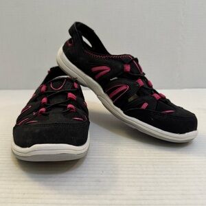 Ryka Hula Black Pink Fisherman Sport Beach Sandals Walking Shoes